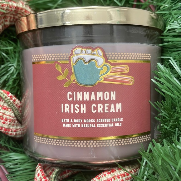 Bath & Body Works Other - NWT Cinnamon Irish Cream Bath & Body Works 3-Wick Candle